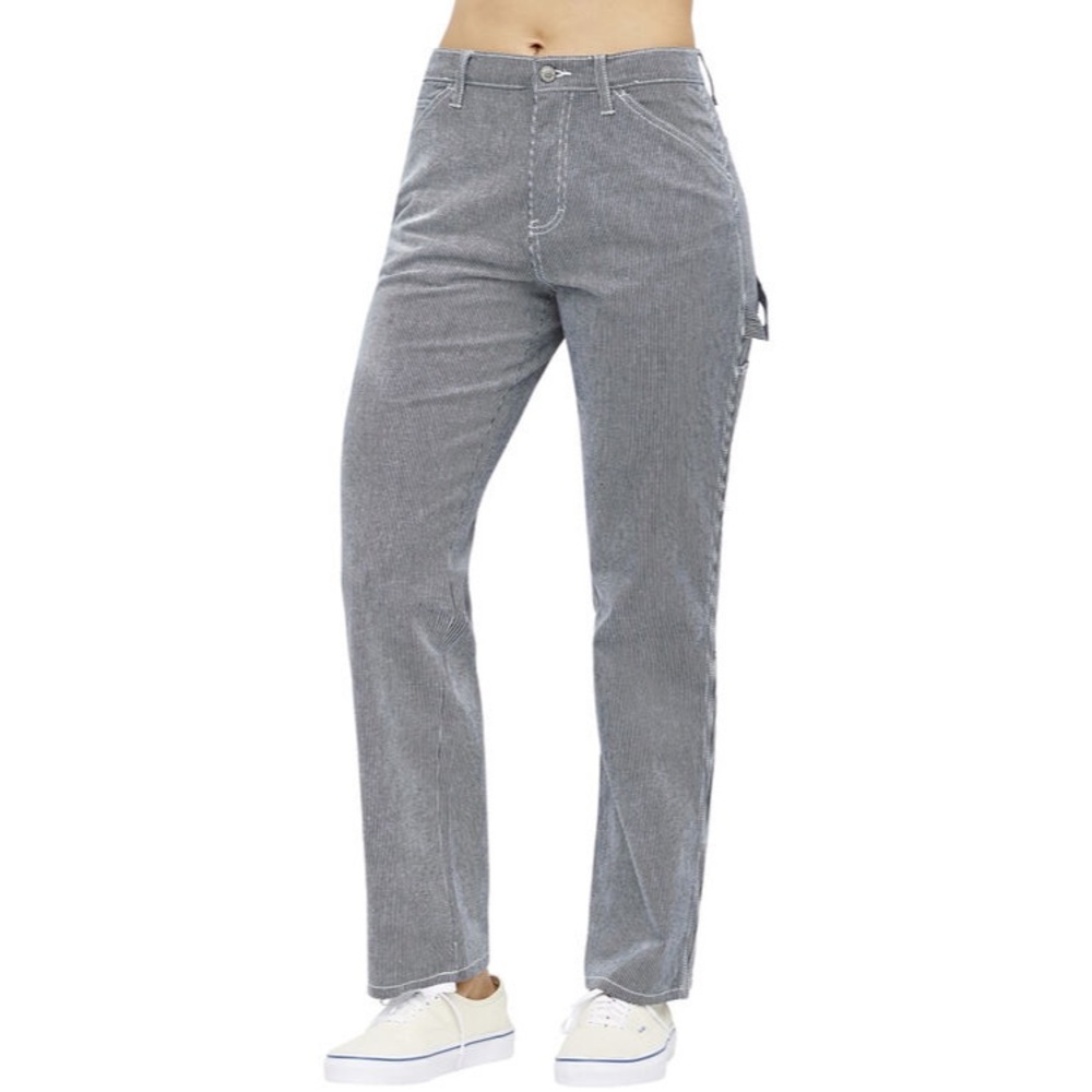 Dickies Hickory Stripe Relaxed Fit Carpenter Pants size 5/27